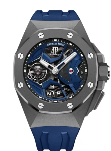 Audemars Piguet Audemars Piguet - 26589IO.OO.D030CA.01 Royal Oak Concept GMT Tourbillon Titanium / Blue