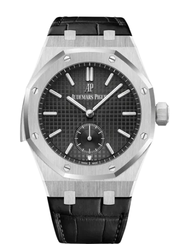 Audemars Piguet - 26591PT.OO.D002CR.01 Royal Oak Repeater Supersonnerie Platinum / Black / Strap