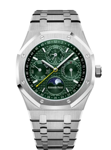 Audemars Piguet - 26606ST.OO.1220ST.01 Royal Oak Perpetual Calendar 41 Stainless Steel / Green / Unique Timepieces
