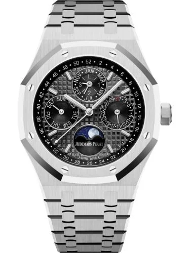 Audemars Piguet - 26607BC.OO.1220BC.02 Royal Oak Perpetual Calendar 41 White Gold / Black