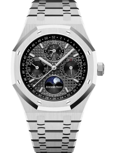 Audemars Piguet Audemars Piguet - 26607BC.OO.1220BC.02 Royal Oak Perpetual Calendar 41 White Gold / Black