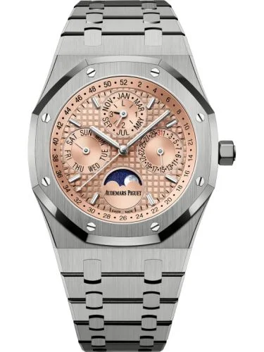 Audemars Piguet - 26615TI.OO.1220TI.01 Royal Oak Perpetual Calendar 41 Titanium / Salmon