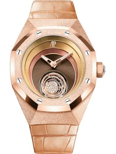 Audemars Piguet - 26630OR.GG.D626CR.01 Audemars Piguet Royal Oak Concept Frosted Gold Flying Tourbillon Tamara Ralph