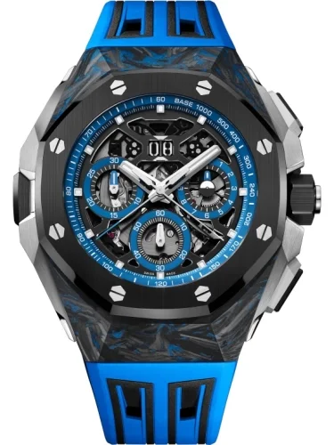 Audemars Piguet Audemars Piguet - 26650FO.OO.D353CA.01 Royal Oak Concept Split Second Chronograh GMT Large Date CFT Carbon - Titanium / Skeleton