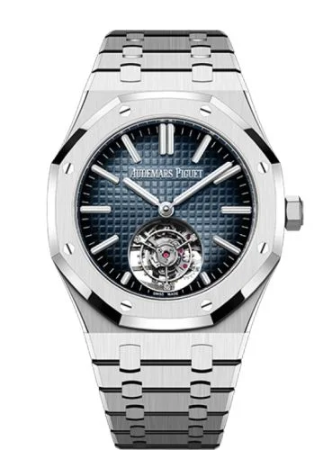 Audemars Piguet Audemars Piguet - 26730ST.OO.1320ST.02 Royal Oak Self-Winding Flying Tourbillon Stainless Steel / Blue