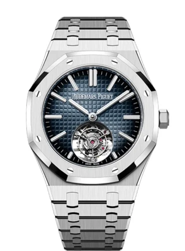 Audemars Piguet Audemars Piguet - 26730ST.OO.1320ST.02 Royal Oak Self-Winding Flying Tourbillon Stainless Steel / Blue
