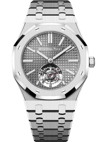 Audemars Piguet Audemars Piguet - 26730ST.OO.1320ST.06 Royal Oak Self-Winding Flying Tourbillon Stainless Steel / Grey