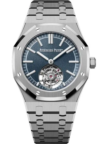 Audemars Piguet Audemars Piguet - 26730TI.OO.1320TI.02 Royal Oak Self-Winding Flying Tourbillon Titanium / Blue