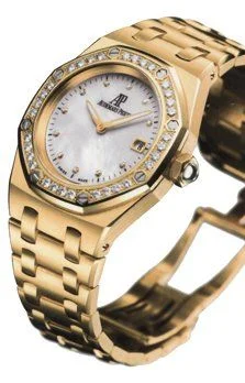 Audemars Piguet - 67601BA.ZZ.1210BA.02 Royal Oak 67601 Quartz Yellow Gold / MOP