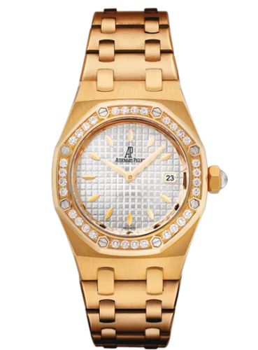 Audemars Piguet - 67601BA.ZZ.1230BA.01 Royal Oak 67601 Quartz Yellow Gold / Silver
