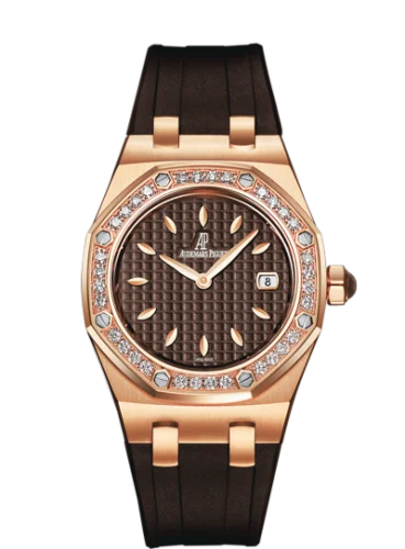 Audemars Piguet - 67601OR.ZZ.D080CA.01 Royal Oak 67601 Quartz Pink Gold / Brown