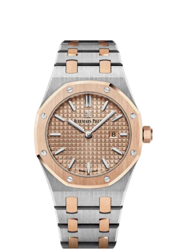 Audemars Piguet - 67650SR.OO.1261SR.01 Royal Oak 67650 Quartz Stainless Steel / Pink Gold / Pink / Bracelet