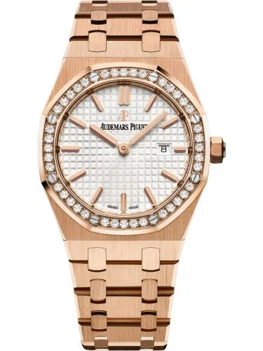 Audemars Piguet - 67651OR.ZZ.1261OR.01 Royal Oak 67651 Quartz Pink Gold / Silver / Bracelet