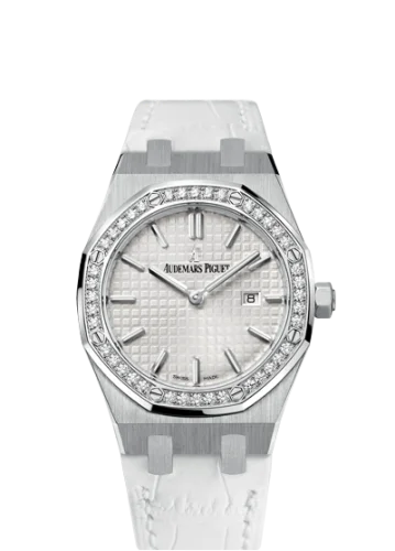 Audemars Piguet - 67651ST.ZZ.D011CR.01 Royal Oak 67651 Quartz Stainless Steel / Silver / Strap