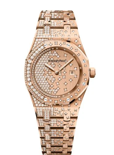 Audemars Piguet - 67654OR.ZZ.1264OR.01 Royal Oak Quartz Pink Gold / Cascade / Bracelet
