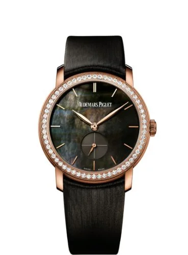 Audemars Piguet - 77240OR.ZZ.A009SU.01 Jules Audemars Small Seconds Pink Gold / Diamond / Black MOP