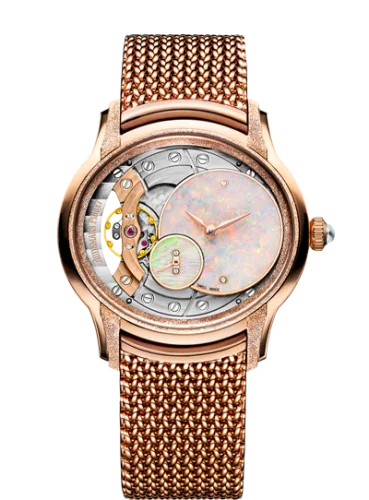 Audemars Piguet Millenary Hand-wound Frosted White Gold / Opal / Bracelet