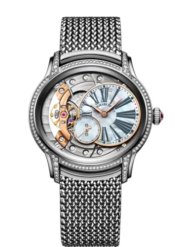 Audemars Piguet Audemars Piguet - 77247BC.ZZ.1272BC.01 Millenary Hand-wound White Gold / Mother of Pearl / Bracelet