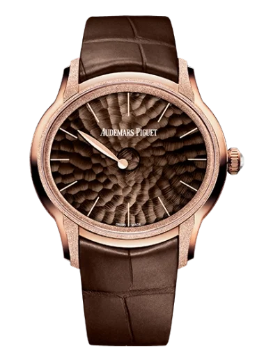 Audemars Piguet Audemars Piguet - 77266OR.GG.A823CR.01 Millenary Frosted Gold Philosophique Pink Gold / Brown
