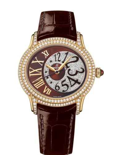 Audemars Piguet - 77302BA.ZZ.D094CR.01 Millenary Self-Winding Yellow Gold / Brown
