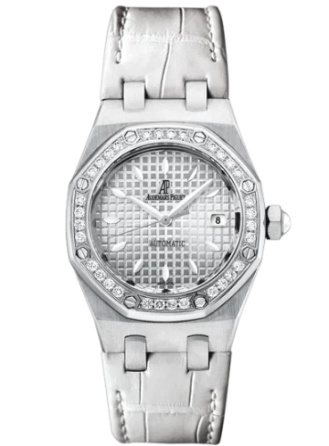 Audemars Piguet Royal Oak Selfwinding 77321 Stainless Steel / Diamond / Silver / Alligator