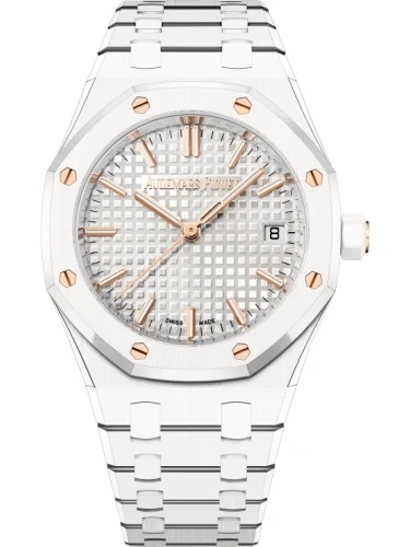 Audemars Piguet Audemars Piguet - 77350CB.OO.1266CB.01 Royal Oak Selfwinding 34 White Ceramic / White