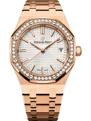 Audemars Piguet Royal Oak Selfwinding 34 Red Gold / Diamond / Silver / Bracelet