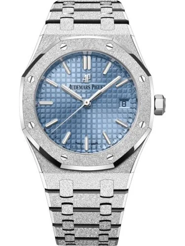Audemars Piguet Royal Oak Selfwinding 34 Frosted White Gold / Blue