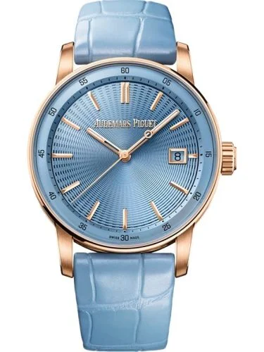 Audemars Piguet - 77410OR.OO.A344CR.01 CODE 11.59 Automatic 38 Pink Gold / Light Blue