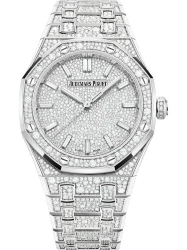 Audemars Piguet Royal Oak Selfwinding 34 White Gold - Snow-Set