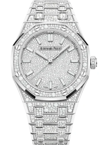 Audemars Piguet Audemars Piguet - 77452BC.ZZ.1365BC.01 Royal Oak Selfwinding 34 White Gold - Snow-Set
