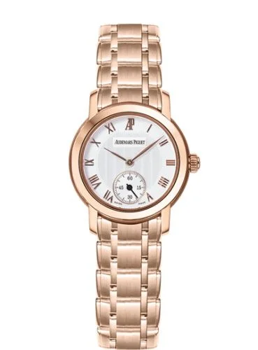 Audemars Piguet - 79386OR.OO.1229OR.01 Jules Audemars Small Seconds Pink Gold / Silver / Bracelet