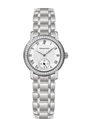 Audemars Piguet - 79387BC.ZZ.1229BC.01 Jules Audemars Small Seconds White Gold / Diamond / Silver / Bracelet