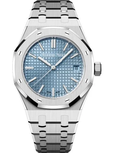 Audemars Piguet - 15550ST.OO.1356ST.08 Royal Oak Selfwinding 37 Stainless Steel / Ice Blue
