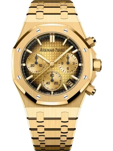Audemars Piguet - 26240BA.OO.1320BA.02 Royal Oak Chronograph 41 Yellow Gold / Smoked Champagne