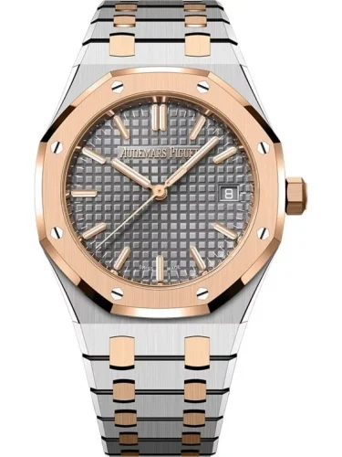 Audemars Piguet Audemars Piguet - 77450SR.OO.1361SR.03 Royal Oak Selfwinding 34 Stainless Steel - Pink Gold / Grey / Bracelet