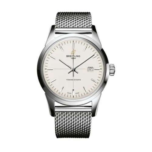 Breitling - A1036012/G721/154A Transocean Date Stainless Steel / Silver / Bracelet