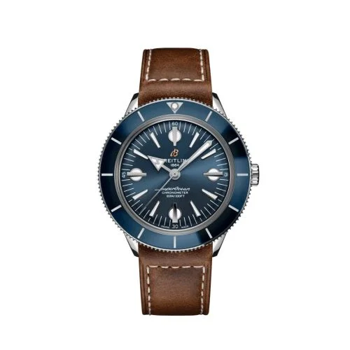 Breitling - A10370161C1P2 Superocean Heritage '57 Stainless Steel / Blue / Calf / Folding