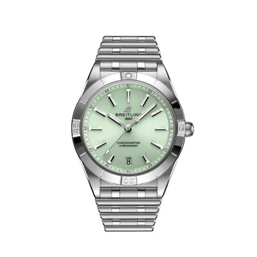 Breitling - A10380101L1A1 Chronomat Automatic 36 Stainless Steel / Green / Rouleaux