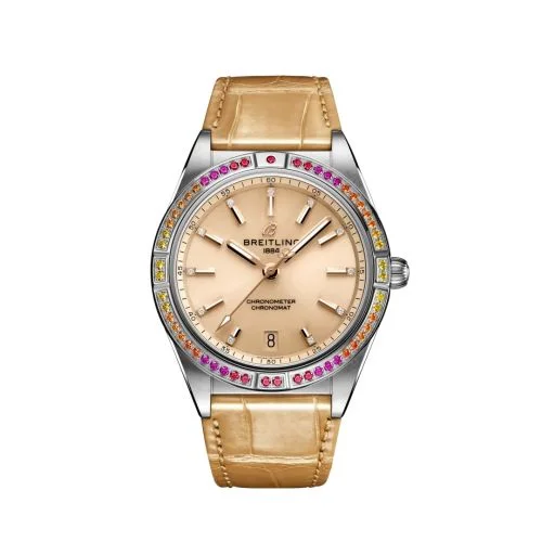 Breitling - A10380611A1P1 Chronomat Automatic 36 South Sea Stainless Steel / Beige