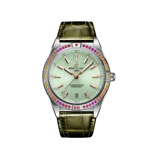 Breitling - A10380611L1P1 Chronomat Automatic 36 South Sea Stainless Steel / Mint Green