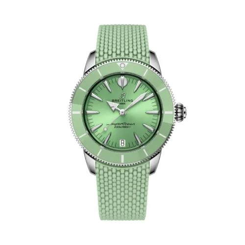 Breitling - A10390361L1S1 Superocean Heritage B31 Automatic 36 Stainless Steel / Green / Rubber