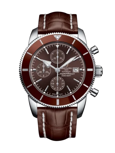 Breitling Breitling - A1331233/Q616/757P/A20D.1 Superocean Heritage II 46 Chronograph Stainless Steel / Bronze / Bronze /  Croco / Folding
