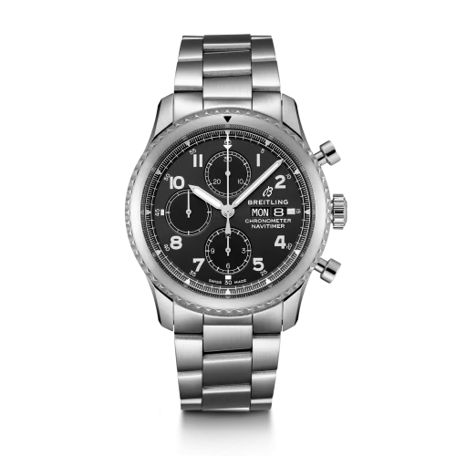 Breitling - A13314101B1A1 Navitimer 8 Chronograph 43 Stainless Steel / Black / Bracelet