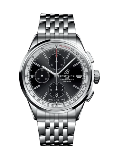 Breitling - A13315351B1A1 Premier Chronograph 42 Stainless Steel / Black / Bracelet