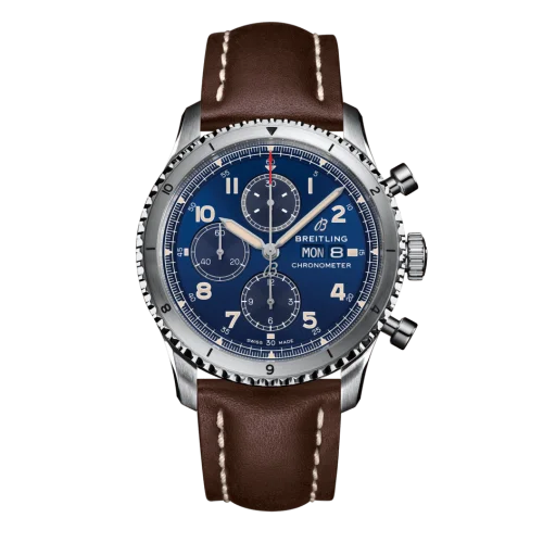 Breitling - A13316101C1A1 Aviator 8 Chronograph 43 Stainless Steel / Blue / Bracelet