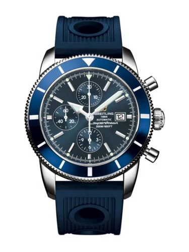 Breitling - A1332016.C758.139S Superocean Heritage 46 Chronograph Stainless Steel / Blue / Blue / Rubber