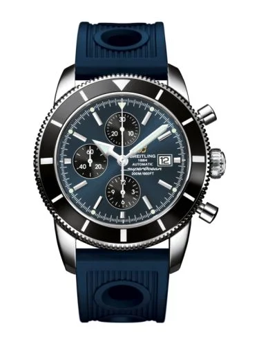 Breitling - A1332024.C817.152A Superocean Heritage 46 Chronograph Stainless Steel / Black / Gun Blue / Milanese