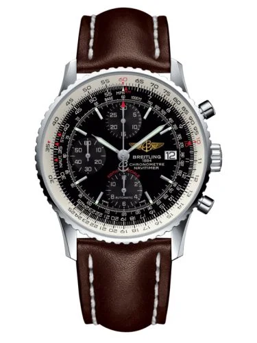 Breitling - A1332412.BF27.437X Navitimer Heritage Stainless Steel / Black / Calf