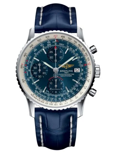 Breitling - A1332412.C942.731P Navitimer Heritage Stainless Steel / Aurora Blue / Croco